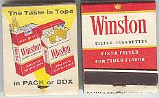 #TM030 - Front Cover Winston Matches Picturing Two Packs
