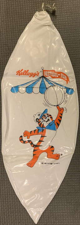 #CH443 - Group of 2 Kellogg's Tony the Tiger Jr. Beach Balls - Festival of Fun Giveaway