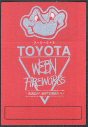##FI291 - 2005 Toyota/WEBN Cincinnati Fireworks OTTO Cloth Souvenir Pass 