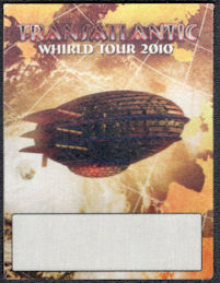 ##MUSICBP1206 - Transatlantic OTTO Cloth Backstage Pass from the 2010 Whirld Tour