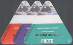 ##MUSICBP2025 - 3 Different Paul McCartney (Beatles) OTTO Cloth Backstage Passes from the 2002 "Driving Mexico" Tour