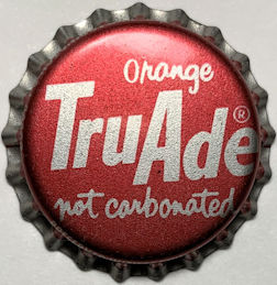 #BC254 - Group of 10 TruAde Orange Soda  Bottle Caps