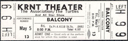 ##MUSICBPT0058 - 1967 The Association/The Turtles Ticket from the KRNT Theater