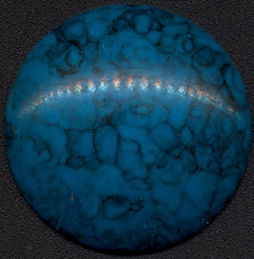 #BEADS0846 - Large Plastic Turquoise Cabochon