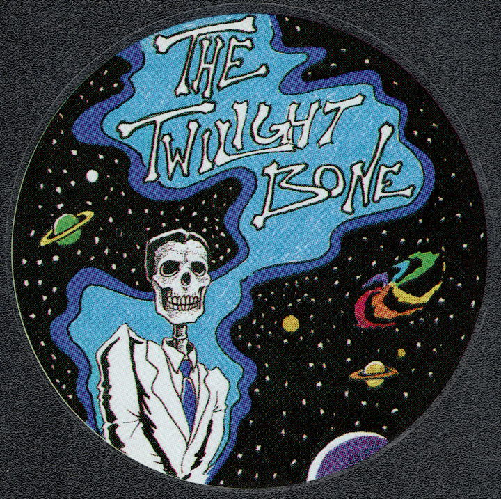 ##MUSICGD2060 - Grateful Dead Window Sticker/Decal - Skeleton in Space "The Twilight Bone"