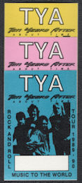 ##MUSICBP1085 - Set of 3 Ten Years After  OTTO Cloth PassesFrom the 1989/90 Rock and Roll Music to the World Tour