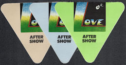 ##MUSICBP1090 -  Set of 3 U2 OTTO Cloth After Show Passes from the Lovetown Tour