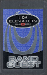 ##MUSICBP1975- U2 Laminated OTTO Band Guest Pas...