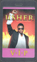 ##MUSICBP1755 - Usher OTTO Laminated VIP Pass from the 2004 Truth Tour