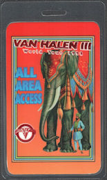 ##MUSICBP0754 - Van Halen All Area Access OTTO ...