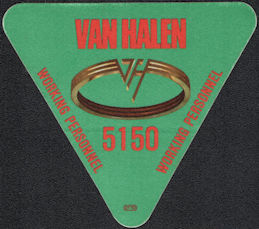 ##MUSICBP0131 - Triangular Van Halen Cloth Back...