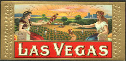 #ZLSC110 - Las Vegas Box End Cigar Label