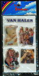 #ZZB009  - Pack of Van Halen Puffy Stickers