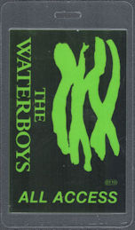 ##MUSICBP1952 - The Waterboys OTTO Laminated All Access Pass from the 1983 Waterboys Tour