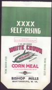 #CS185 - White Crown Corn Meal Bag