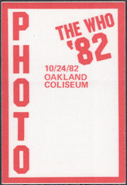 ##MUSICBP1881 - 1982 The Who Rectangular OTTO B...