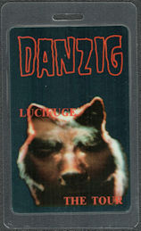 ##MUSICBP1811 - Danzig OTTO Laminated Backstage Pass from the 1990 Lucifuge Tour