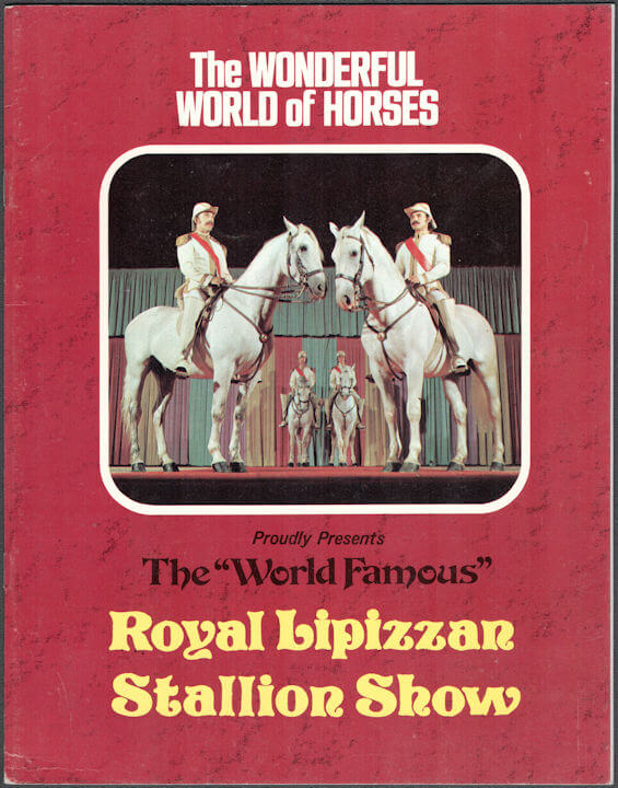 ##MUSICBR0003 - 1974 The Royal Lipizzan Stallion Show Equestrian Program - Wonderful World of Horses
