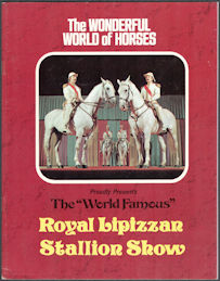 ##MUSICBR0003 - 1974 The Royal Lipizzan Stallion Show Equestrian Program - Wonderful World of Horses