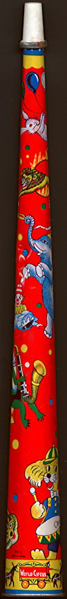 #TY063 - Very Large Tin Litho Circus Horn