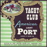 #ZLW112 - Yacht Club American Port Wine Label