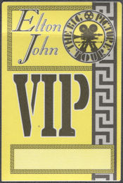 ##MUSICBP1474 - Elton John OTTO Cloth VIP Pass from the 1993 Big Picture Tour
