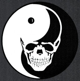 ##MUSICGD2051 - Grateful Dead Car Window Tour Sticker/Decal - Skull Yin Yang