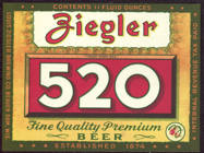 #ZLBE068 - Ziegler 520 IRTP Beer Label