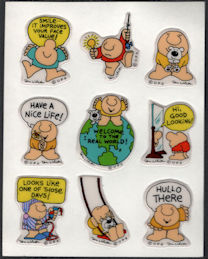 #CH488 - Licensed Ziggy Sticker Sheet